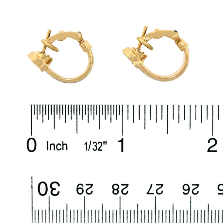 Cartier Diamond Set Signature Cs Trinity Earrings 1