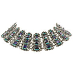 Matilde Poulat Amethyst and Turquoise Collar