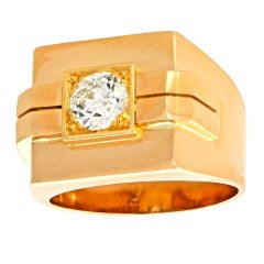 Art Deco Geometric Occasional Ring