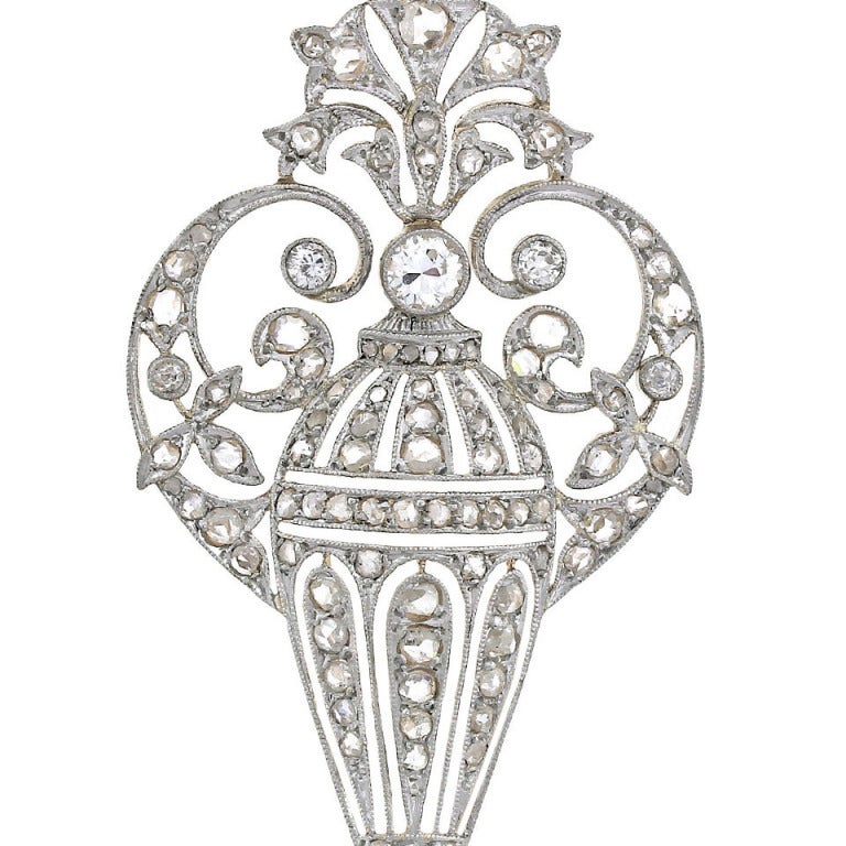 Edwardian Diamond Pendant 3