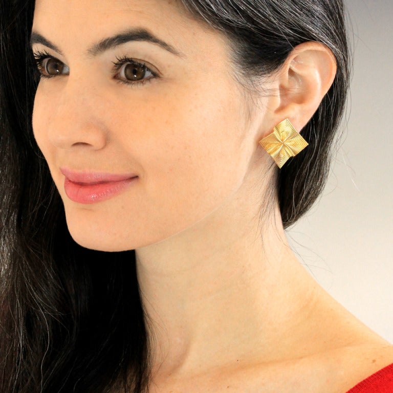 Women's Tiffany & Co. Modernist Gold Earrings