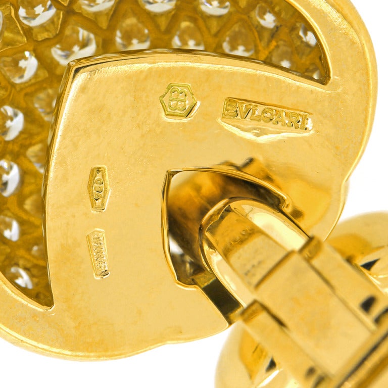 Women's Bulgari Doppio Cuore Diamond Earrings