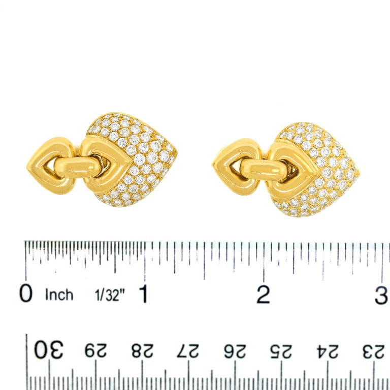 Bulgari Doppio Cuore Diamond Earrings 1