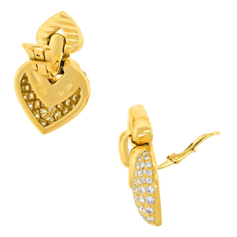 Bulgari Doppio Cuore Diamond Earrings 2