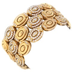 BOUCHERON Diamond Set Yellow Gold Bracelet