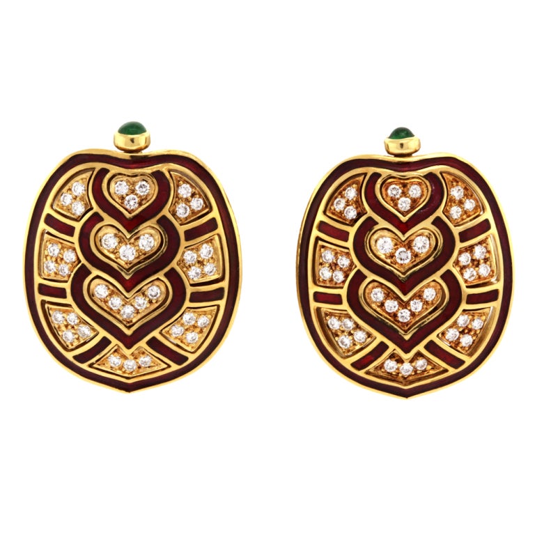 JUDITH LEIBER Miniature Gold Purse Earrings In Excellent Condition In Litchfield, CT