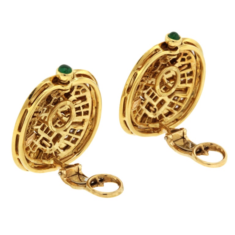 JUDITH LEIBER Miniature Gold Purse Earrings 3