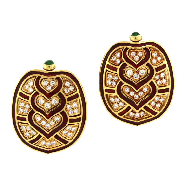 JUDITH LEIBER Miniature Gold Purse Earrings 5