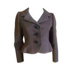 Short brown jacket from Norman Norell
