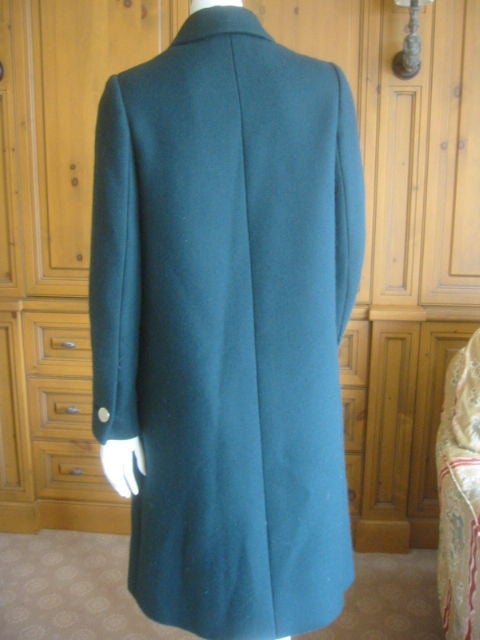 Green wool Military coat from Norman Norell 2