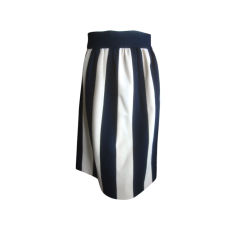 Bold stripe jersey skirt from Norman Norell