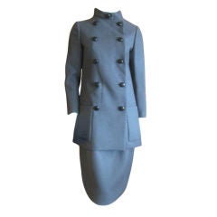 Retro Classic gray suit from Norman Norell