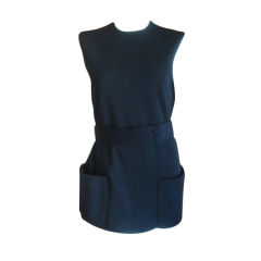 Norman Norell Mod Belted Mini Tunic