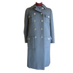 Vintage Norell elegant three piece Suit  with Military Coat