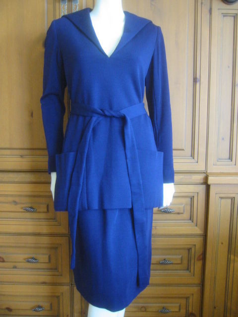 Sailor suit in blue jersey from Norman Norell