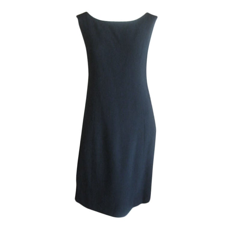 Norman Norell Scoop back little black dress