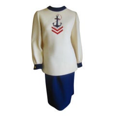 Norman Norell Classic Sailor Suit