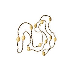 Chanel Long Zodiac Motif Necklace