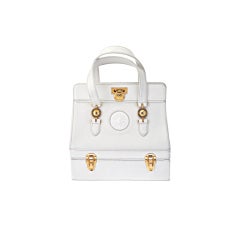 GIANNI VERSACE WHITE/GOLD BAG
