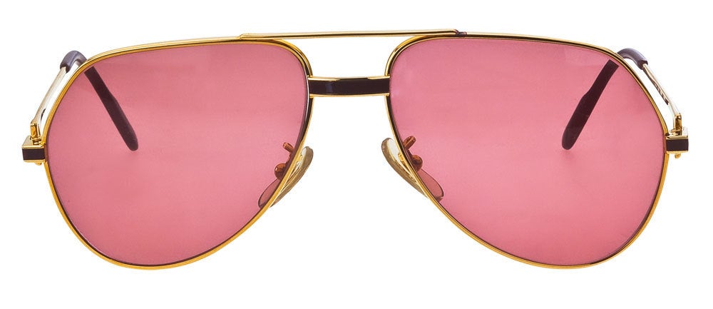 red frame cartier glasses