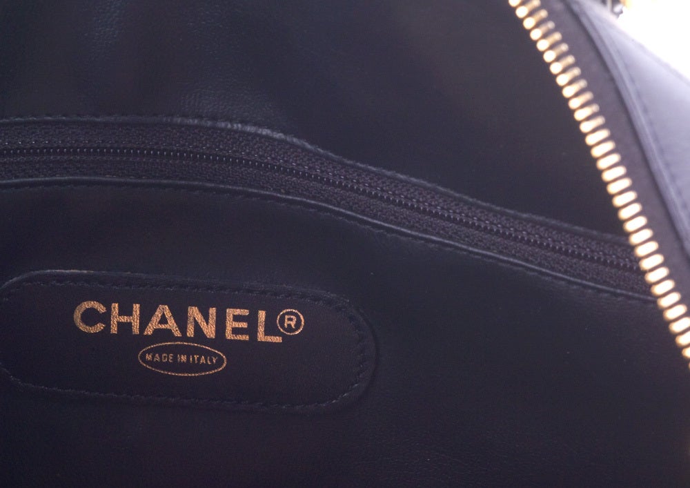 Women's or Men's CHANEL BLACK QUILTED DUFFLE BAG