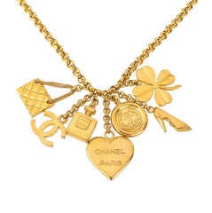 Vintage Chanel 7 Lucky Charm Necklace