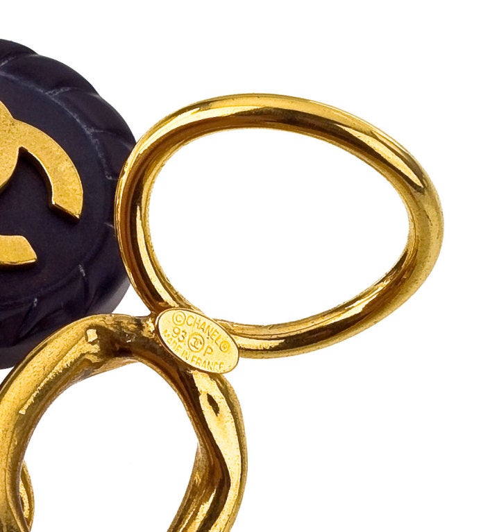 CHANEL 6 CC CHARM BRACELET at 1stdibs