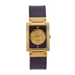 Vintage GIANNI VERSACE MEDUSA WATCH WITH SQUARE FACE