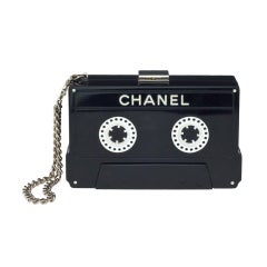 Chanel Cassette Tape Clutch