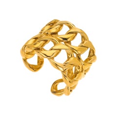 CHANEL DOUBLE CHAIN BANGLE