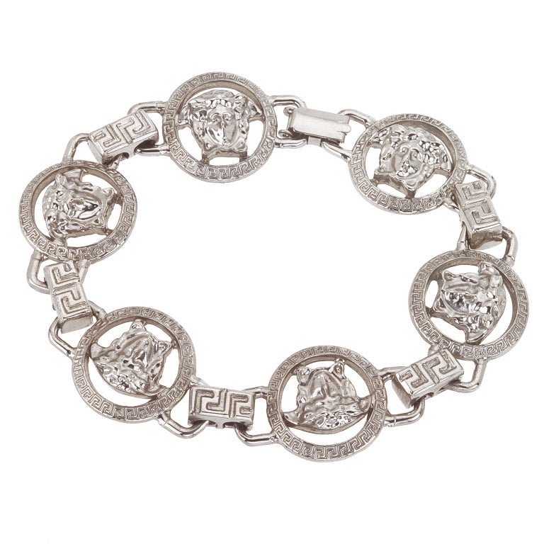 Gianni Versace Silver Bracelet With Medusa