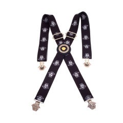 Gianna Versace Medusa Suspenders