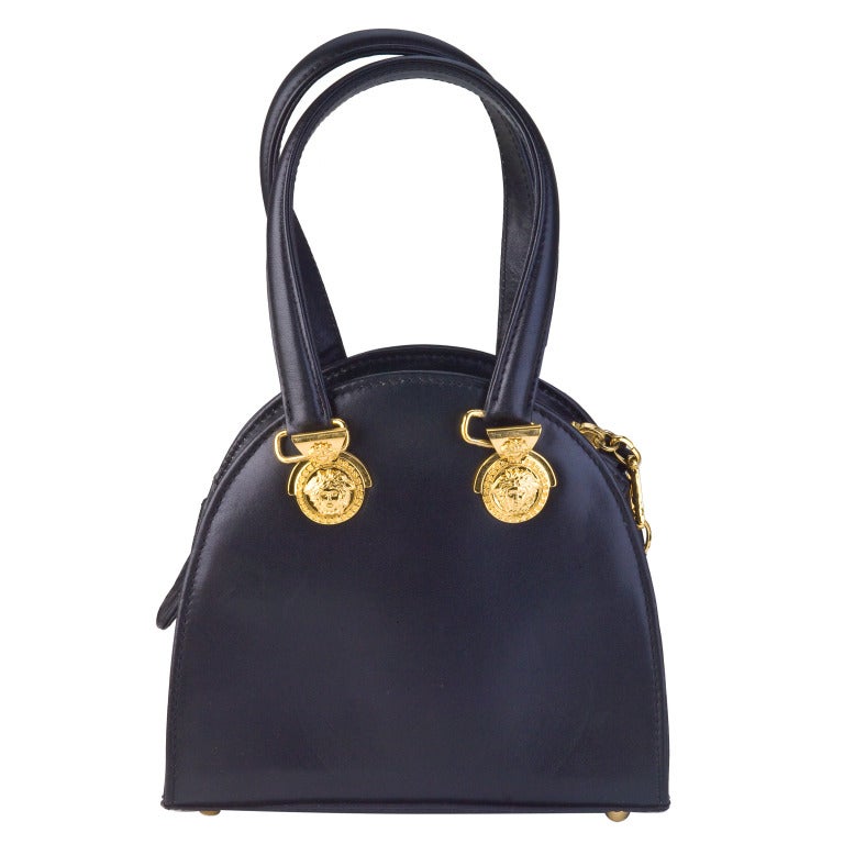 Donna Mini borsa Gianni Versace con motivi a Medusa