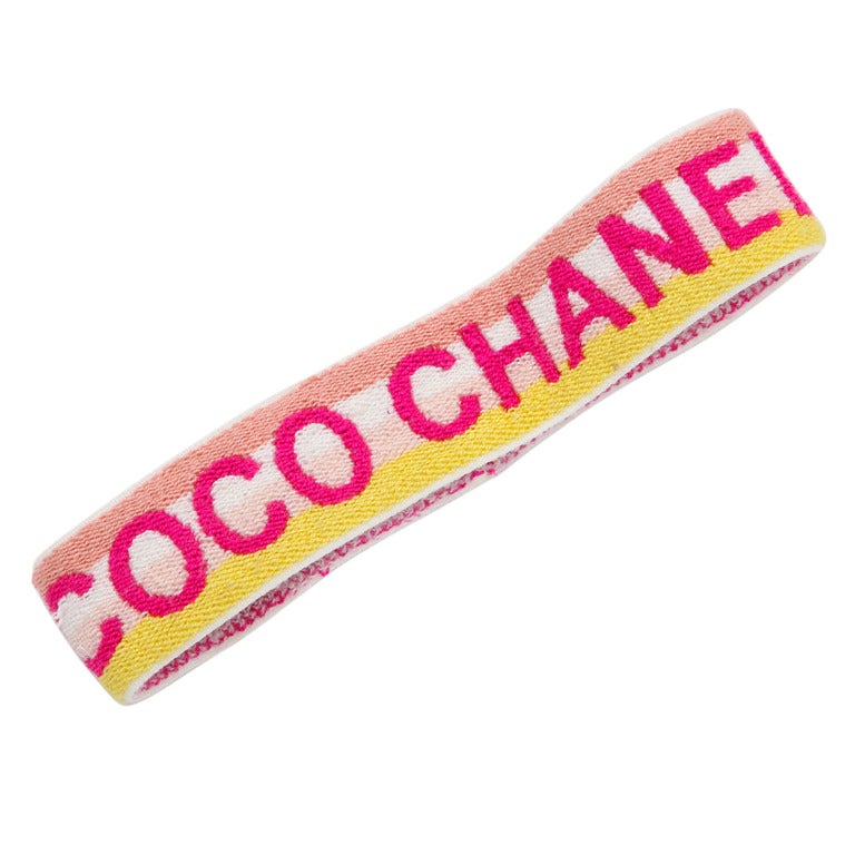 Fascia con logo Chanel