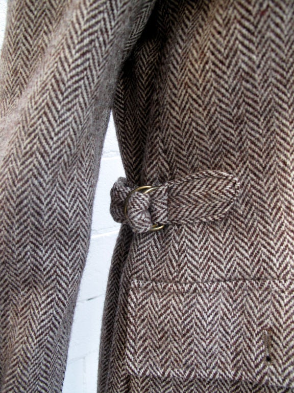 Classic RALPH LAUREN Tweed Jacket w/ Shoulder Patch 5