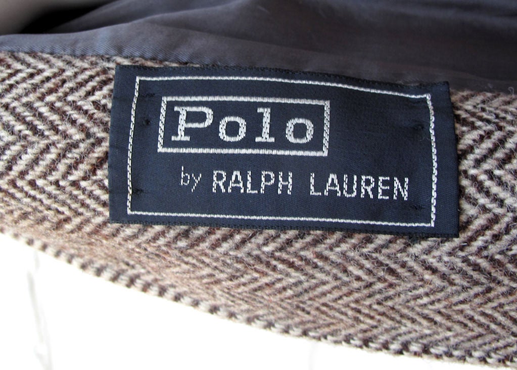 Classic RALPH LAUREN Tweed Jacket w/ Shoulder Patch 6