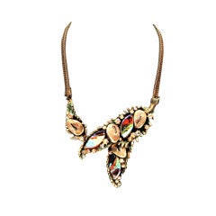 1950s HAR Costume Jewelry Necklace & Earrings set