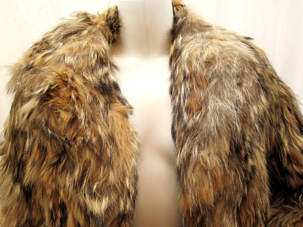 Women's Amazing Boho Coyote Fur Jacket
