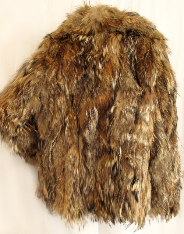 Amazing Boho Coyote Fur Jacket 1