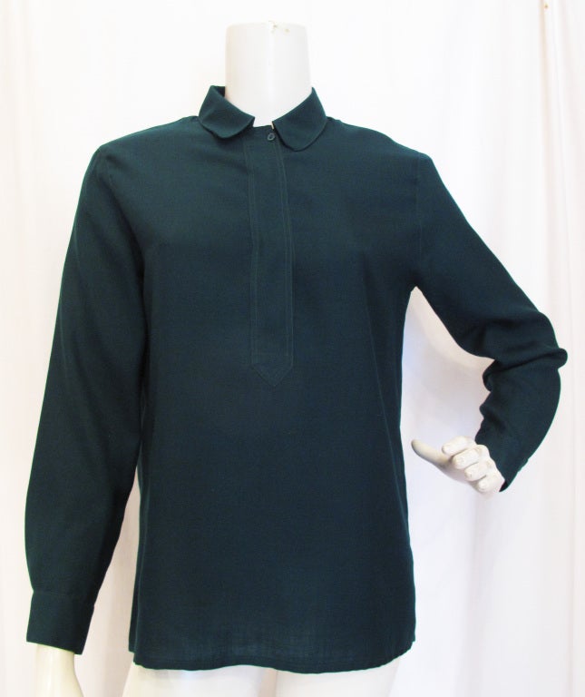 GUY LAROCHE Forest Green Tunic