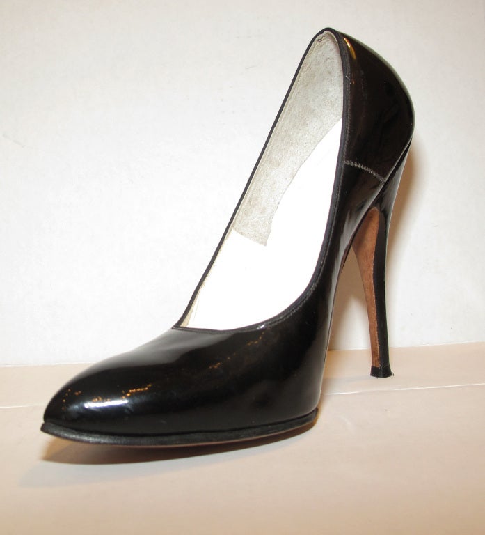 Women's Rare 1950s Leather Sole Fetish Heels