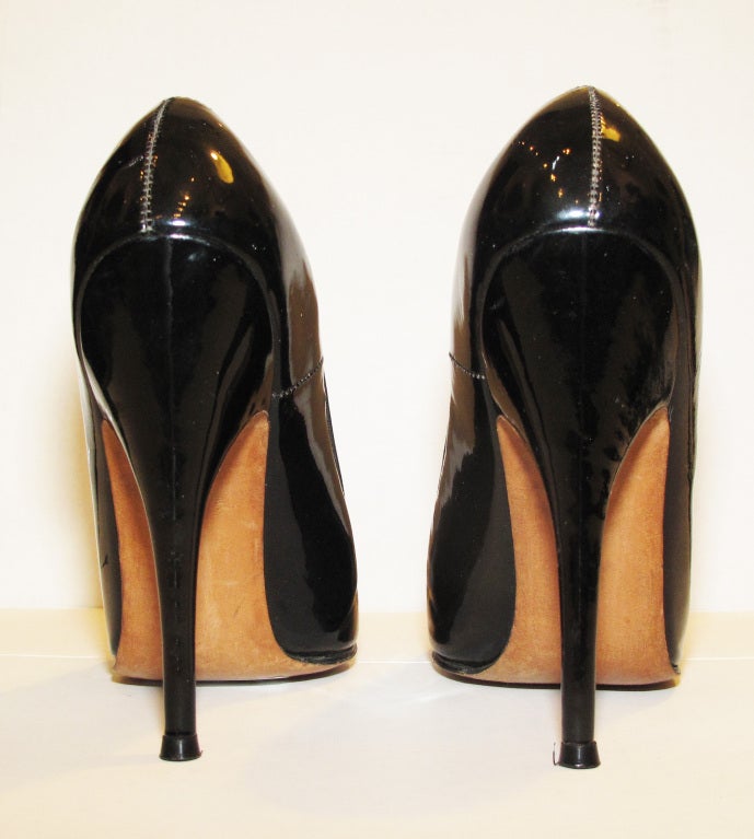 Rare 1950s Leather Sole Fetish Heels 1