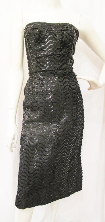 black sequin 2 piece