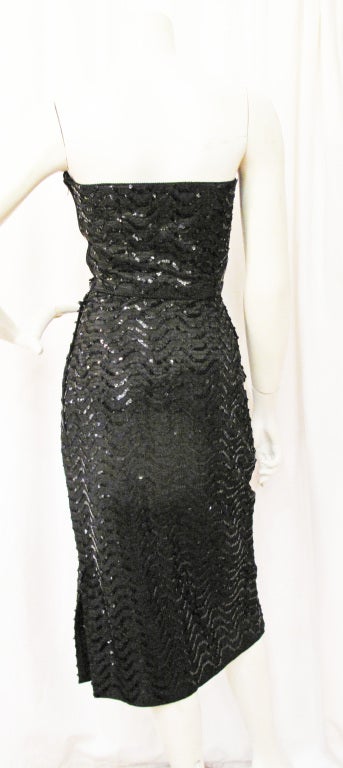 black sequin 2 piece