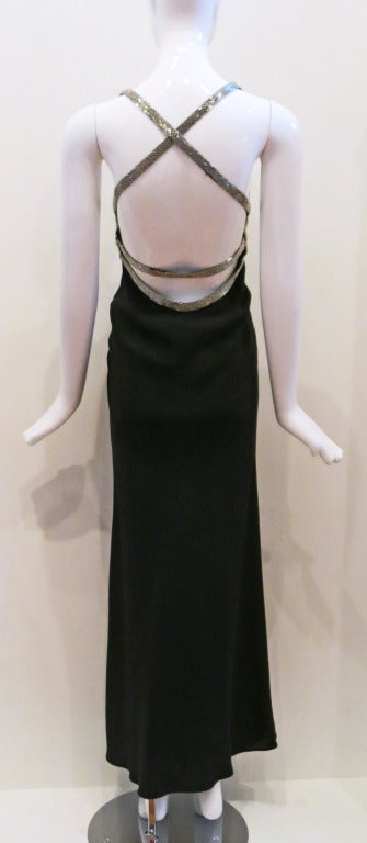 black cache dress