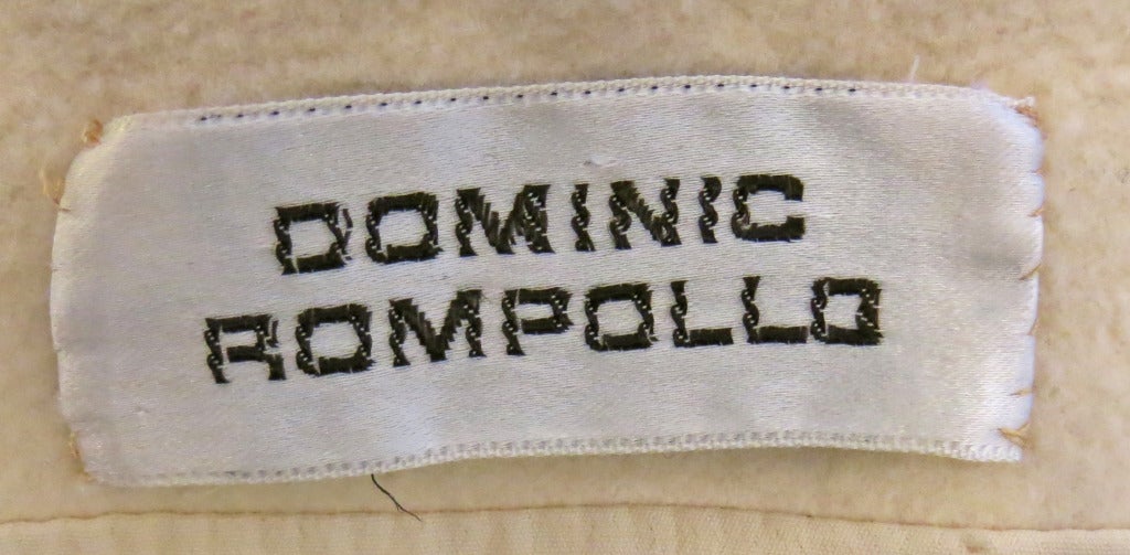 Dominic Rompollo Cream Wrap Coat 2