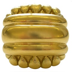 DAVID WEBB, 18k Gold Ring , estate of Audrey Meadows