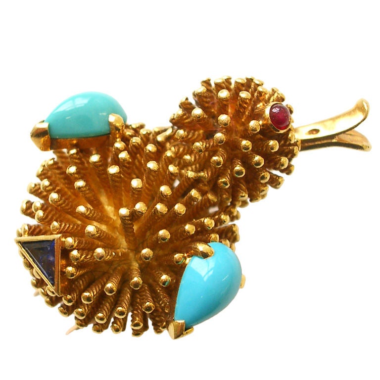 An 18k Gold Scatter Pin by MAUBOUSSIN, c.1950
