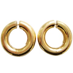 TIFFANY & Co. , 18k Gold Earrings, Italy