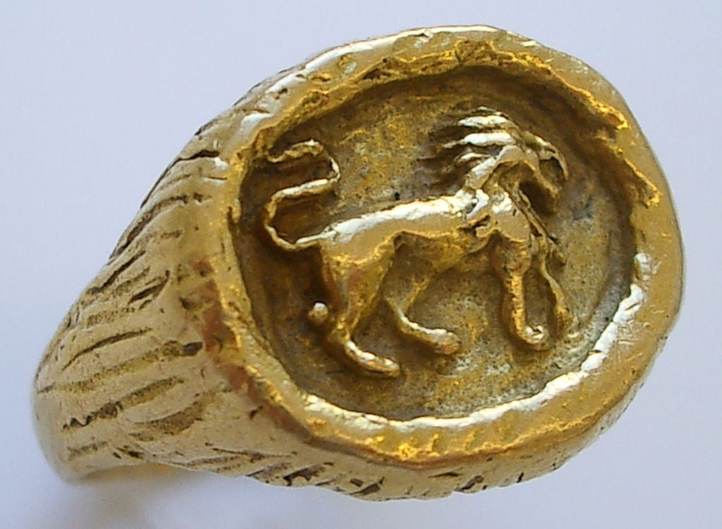 A fierce ring by Tiffany and Company. The 5/8